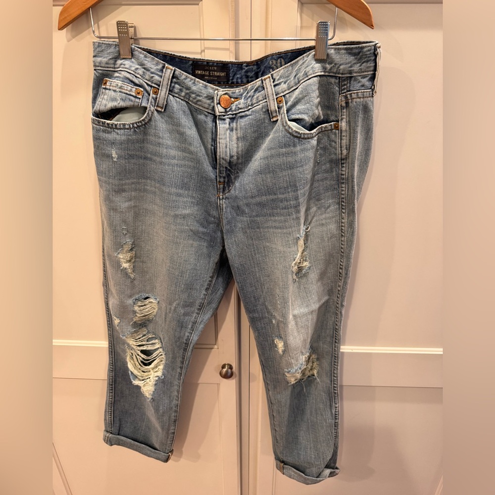 J. Crew Light Blue vintage straight Jeans